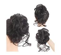 Comprimés de cheveux pour femmes Synthétique Curly Wavy Bun Hair Extension Messy Claw Clip Chignon Hair Bun Curly Wig Claw in Bun Messy Chignons Extensions de cheveux for femmes Bande de cheveux(SW207