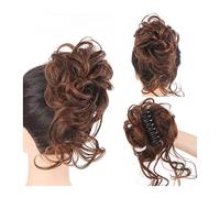 Comprimés de cheveux pour femmes Synthétique Curly Wavy Bun Hair Extension Messy Claw Clip Chignon Hair Bun Curly Wig Claw in Bun Messy Chignons Extensions de cheveux for femmes Bande de cheveux(SW207