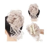 Comprimés de cheveux pour femmes Synthétique Curly Wavy Bun Hair Extension Messy Claw Clip Chignon Hair Bun Curly Wig Claw in Bun Messy Chignons Extensions de cheveux for femmes Bande de cheveux(SW207