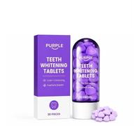 Comprimés De Dentifrice Solide À Croquer Violet, Saveur Menthe | Forme Comprimé Solide For Un Transport Facile, Nettoie Douceur Les Taches Surface, Offre Une Haleine Menthe Fraîche(1PCS)