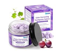 Comprimés de dentifrice solide à l'hydroxyapatite pour blanchir les dents, rafraîchir l'haleine, protéger l'émail des dents, huile de coco, xylitol, soins dentaires adaptés aux voyages (70 comprimés)