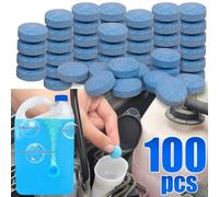 Comprimés de lavage concentrés pour verre de pare-brise de voiture, liquide de lavage effervescent pour essuie-glace, comprimés de nettoyage solides pour vitres de voiture 20PCS
