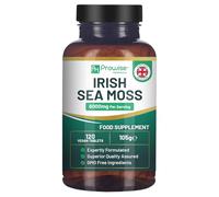 Comprimés de mousse de mer d'Irlande haute concentration 6000 mg - Complément alimentaire à base de mousse de mer d'Irlande 120 comprimés végétaliens haute puissance - Fabriqué au Royaume-Uni