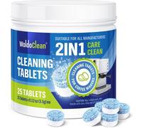 Comprimés de nettoyage 2 en 1 pour machines à café Compatibles avec Jura et autres marques 25pcs(3,5 g)