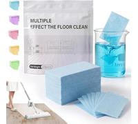 Comprimés de Nettoyage pour Sols 200 Pièces - Tablettes Effervescentes Multi-Surfaces, Dissolution Rapide, Concentré Sans Rinçage pour Carrelage, Bois Dur et Marbre (Camellia)