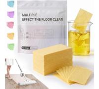 Comprimés de Nettoyage pour Sols 200 Pièces - Tablettes Effervescentes Multi-Surfaces, Dissolution Rapide, Concentré Sans Rinçage pour Carrelage, Bois Dur et Marbre (Osmanthus)