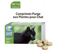 Comprimés De Purge Aux Plantes Pour Chat Vetonature 50 Comprimés