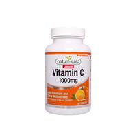 Comprimés de vitamine C 1000 mg à faible acidité Natures Aid (90 comprimés)