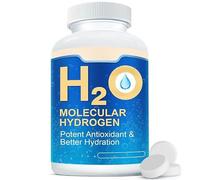 comprimés d'eau hydrogène - Soutient l'énergie, le cerveau et la santé cognitive - Sans OGM - comprimés d'hydrogène