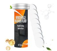 Comprimés Effervescents Concentrés pour Liquide Lave-Glace,Concentrés en Sachets de 15 Pièces Portables | Pastilles pour Pare-brise | Pour Berline Camion SUV RV Vitre Miroir Carreau