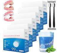 Comprimés Effervescents Nettoyants Pour Prothèses Dentaires, Comprimés Nettoyants Pour Prothèses Dentaires Et Aligneurs, Comprimés Nettoyants Pour Aligneurs (6 boîtes de 60 pièces)
