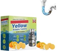 Comprimés nettoyants pour canalisations Lemon Blast, nettoyants pour éviers et tuyaux, déboucheurs rapides, formulés pour nettoyer en profondeur les tuyaux et les canalisations de cuisine