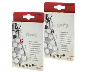 Comprimés nettoyants pour machine à café, 10 pièces, universels, Scanpart, 2 paquets