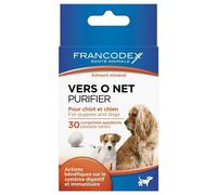 Comprimés Vers O Net Pour Chiot Et Chien - Francodex - X30
