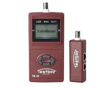 Comprobador de cables de red (USB, RJ y BNC) Testboy 28