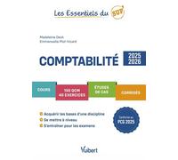 Comptabilité 2025/2026 Cours - QCM - Exercices - Etudes de cas - Corrigés - Madeleine Deck-Michon - Vuibert - broché - Scolaire / Universitaire