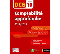 Comptabilité approfondie - DCG 10 - Manuel et applications