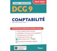 Comptabilité Dcg 9 - Manuel + Applications - Edition 2023-2024