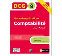 Comptabilité - DCG - Epreuve 9 - Manuel et applications - 2024-2025 - Jean-Luc Siegwart - Nathan - broché - Scolaire / Universitaire