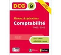 DCG 9 Comptabilité 2025-2026 – Manuel & applications – Préparation examen – Épreuve 9 – Nathan