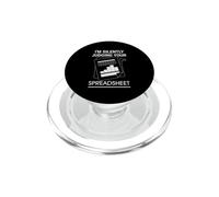 Comptabilité de Feuille d'un Comptable de calcul Excel PopSockets PopGrip pour MagSafe