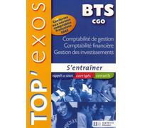 Comptabilité de gestion Comptabilité financière Gestion des investissements BTS CGO