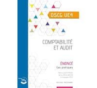 Comptabilité et audit - Énoncé: UE 4 du DSCG