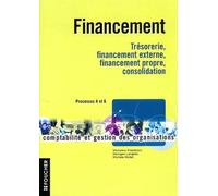 Comptabilite Et Gestion Des Organisations Financement. Processus 4 Et 6, Tresorerie, Financement Externe, Financement Propre, Consolidation