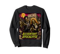 Comptable Apocalypse Zombie Horde Attack CPA Audit Humour Sweatshirt