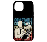 Comptable comptables comptabilité compta Retro Coque pour iPhone 15