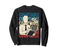 Comptable comptables comptabilité compta Retro Sweatshirt