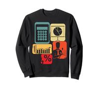 Comptable comptables comptabilité compta Retro Sweatshirt