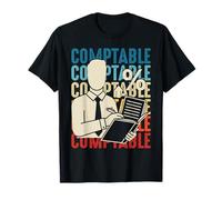 Comptable comptables comptabilité compta Retro T-Shirt