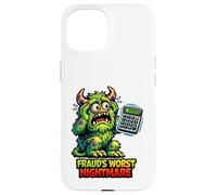 Comptable Monstre du Pire Cauchemar de fraude Coque pour iPhone 15