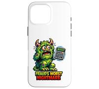 Comptable Monstre du Pire Cauchemar de fraude Coque pour iPhone 16 Pro Max