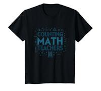 Comptage des mathématiques Appréciation des Enseignants mathématiques Symboles mathématiques T-Shirt, Enfant, Noir, 4 Ans