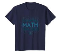 Comptage des mathématiques Appréciation des Enseignants mathématiques Symboles mathématiques T-Shirt, Enfant, Bleu Marine, 10 Ans