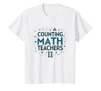 Comptage des mathématiques Appréciation des Enseignants mathématiques Symboles mathématiques T-Shirt, Enfant, Blanc, 4 Ans