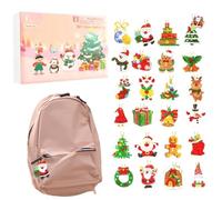 Compte à rebours 2D strass décoration mignonne de Noël | Compte à rebours de Noël à collectionner pour les vacances, les anniversaires, la maison, la salle de classe, l'école