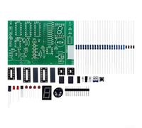 Compte à rebours 9 secondes DIY Kit de soudure électronique pour entraînement éducatif Vert 9,2 x 6,2 cm