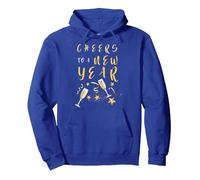 Compte À Rebours an Vive Une Nouvelle Année Bonne Année Sweat à Capuche, Unisexe pour Adultes, Bleu Royal, L
