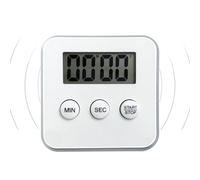 Compte à rebours avec écran LCD de cuisine, minuterie numérique magnétique, cuisson avec alarme, minuteries de cuisson portables, alarme facile à utiliser pour les détails, minuterie magnétique pour l