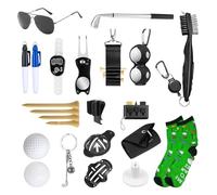Compte à rebours de Noël - Calendrier d'accessoires de golf de vacances, de vingt-quatre jours, assortiment d'équipement d'exercice festif, paquet cadeau de bas de saison | Activité