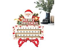 Compte à rebours de Noël Marqueur Date Bois Collection 25 Jours