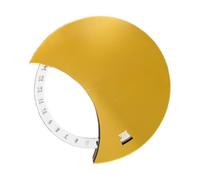 Compte à rebours de Noël - Roue magnétique de 30 jours - Calendrier rotatif en forme de lune - Accessoire amusant en acrylique - Décoration de réfrigérateur - Pour porte de cuisine