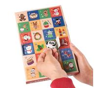 Compte À Rebours Des Cadeaux De Noël Boîte D'Emballage 24 Cases | Calendrier D'Emballage Compte À Rebours Pour Noël Pour Ados Adultes Vacances Fêtes Salle De ureaux