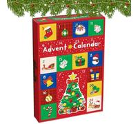Compte À Rebours Des Cadeaux De Noël Boîte D'Emballage Détachable À 24 | Calendrier D'Emballage De L'Avent De Noël Pour Ados Adultes Vacances Fêtes Salle De ureaux