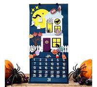 Compte À Rebours D'Halloween 31 Jours En Tissu Effrayant Mural