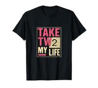 Compte à rebours du film Take Two My Life - Graphique néon T-Shirt