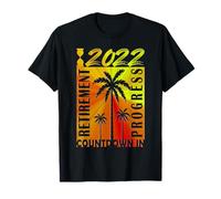 Compte à rebours en Cours de Retraite 2022 Compte à rebours à la Retraite T-Shirt